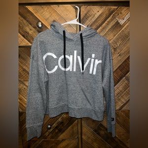 Calvin Klein Med Cropped Sweatshirt Hoodie